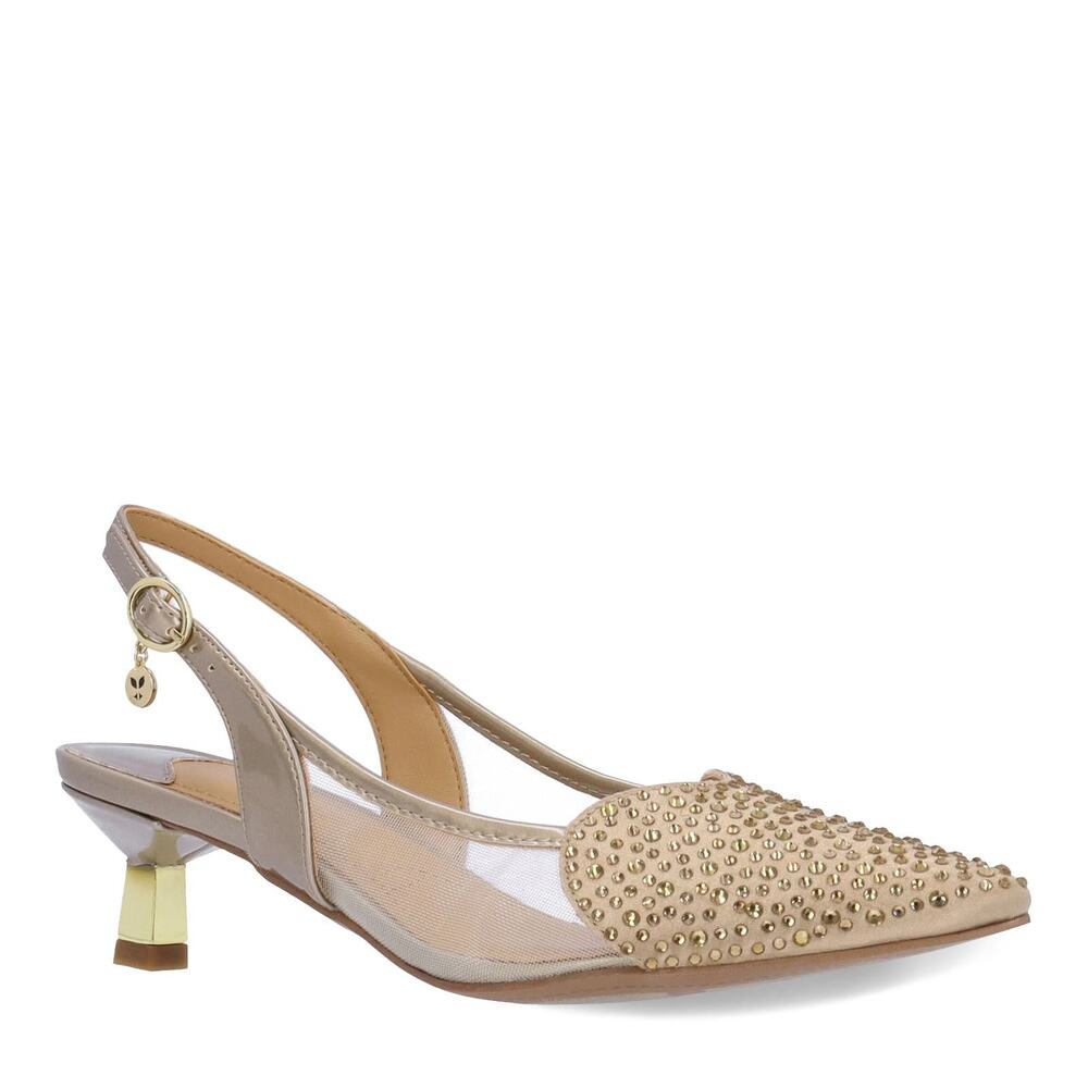 J. RENEE WOMEN'S GWYN BEIGE 10.5 MEDIUM